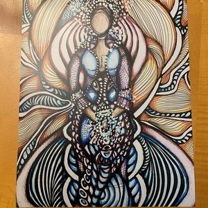 Goddess of Giving- an 8 by 10 print of my artwork
